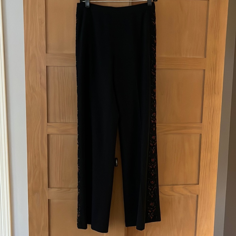 Oscar de la Renta vintage beaded slacks size 2